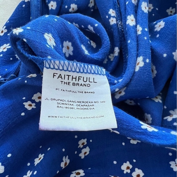 Faithfull the brand The Villa Jumpsuit in Cobalt Betina Blue - Picture 15 of 16